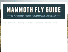 Tablet Screenshot of mammothflyguide.com